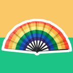 Rainbow Fan LGBTQ Pride