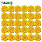 2.17 Inch Marigold Artificial Flowers Day of The Dead, Halloween and Diwali Party Home Outdoor Decoration