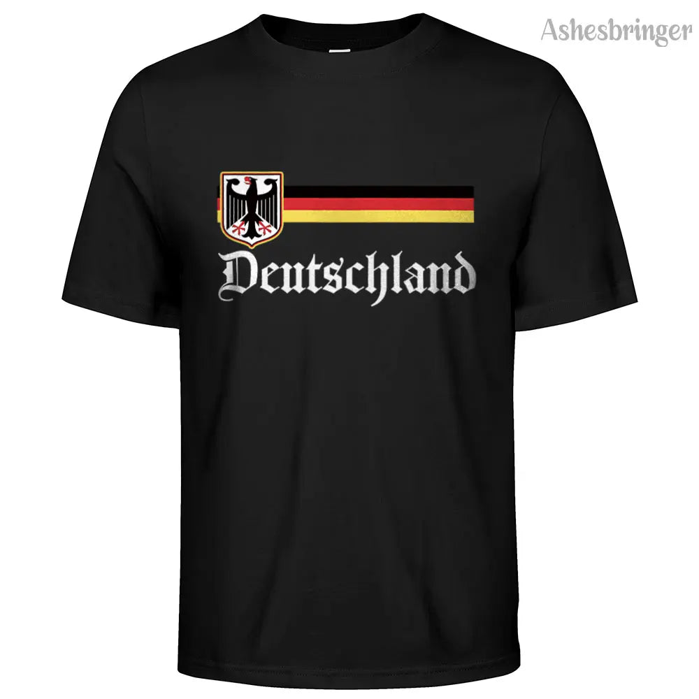 Cotton Germany Flag T Shirt