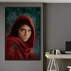 Ethnic Style Afghan Girl Portrait