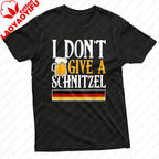I Dont Give A Schnitzel Beer Germany Flag Men T-Shirt