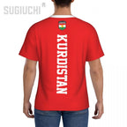 Tight Sports T-shirt Kurdistan Flag