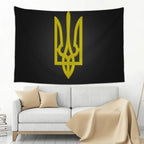 Ukraine Trident Flag Banners