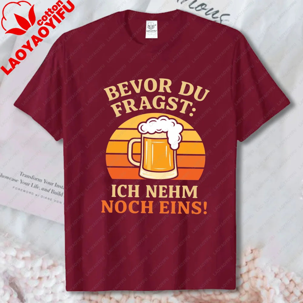 Trendy Saying T-shirts in German Beer & Oktoberfest
