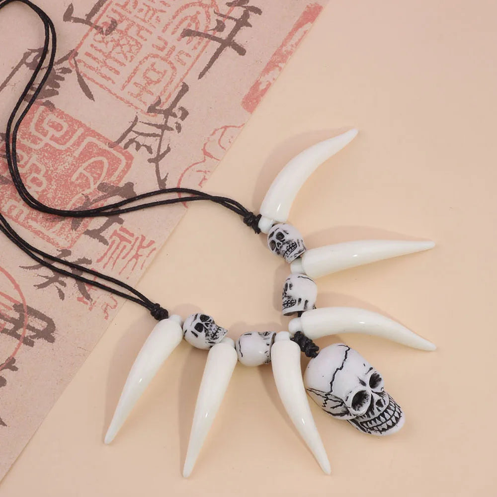 Dog Tooth Necklace Indian Indigenous