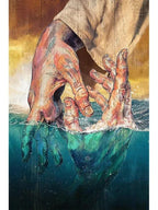 Jesus The Hand of God Canvas