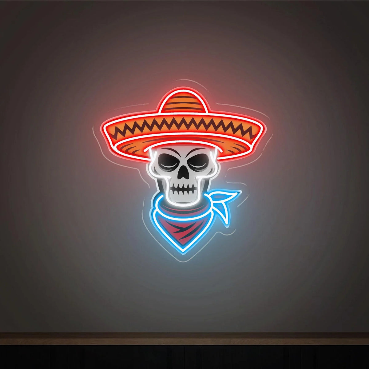 Devil Skull Neon Sign