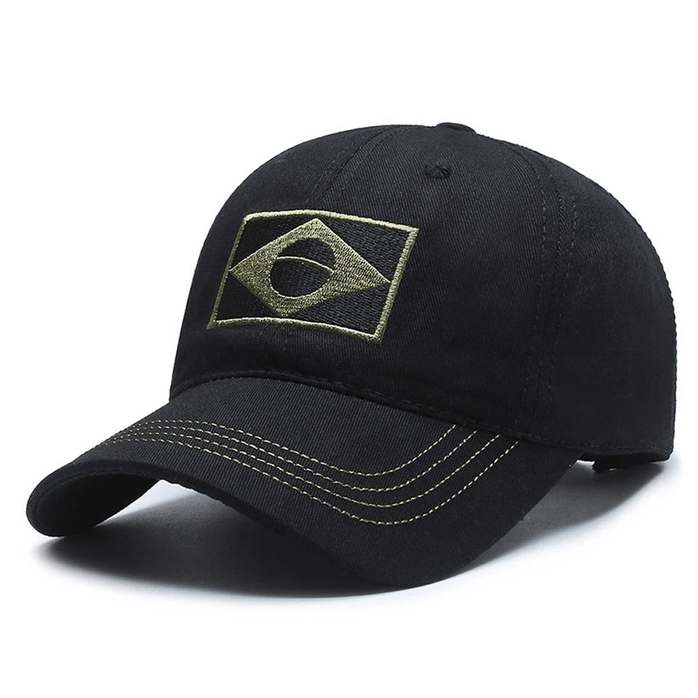 Brazil Flag Baseball Cap for Men