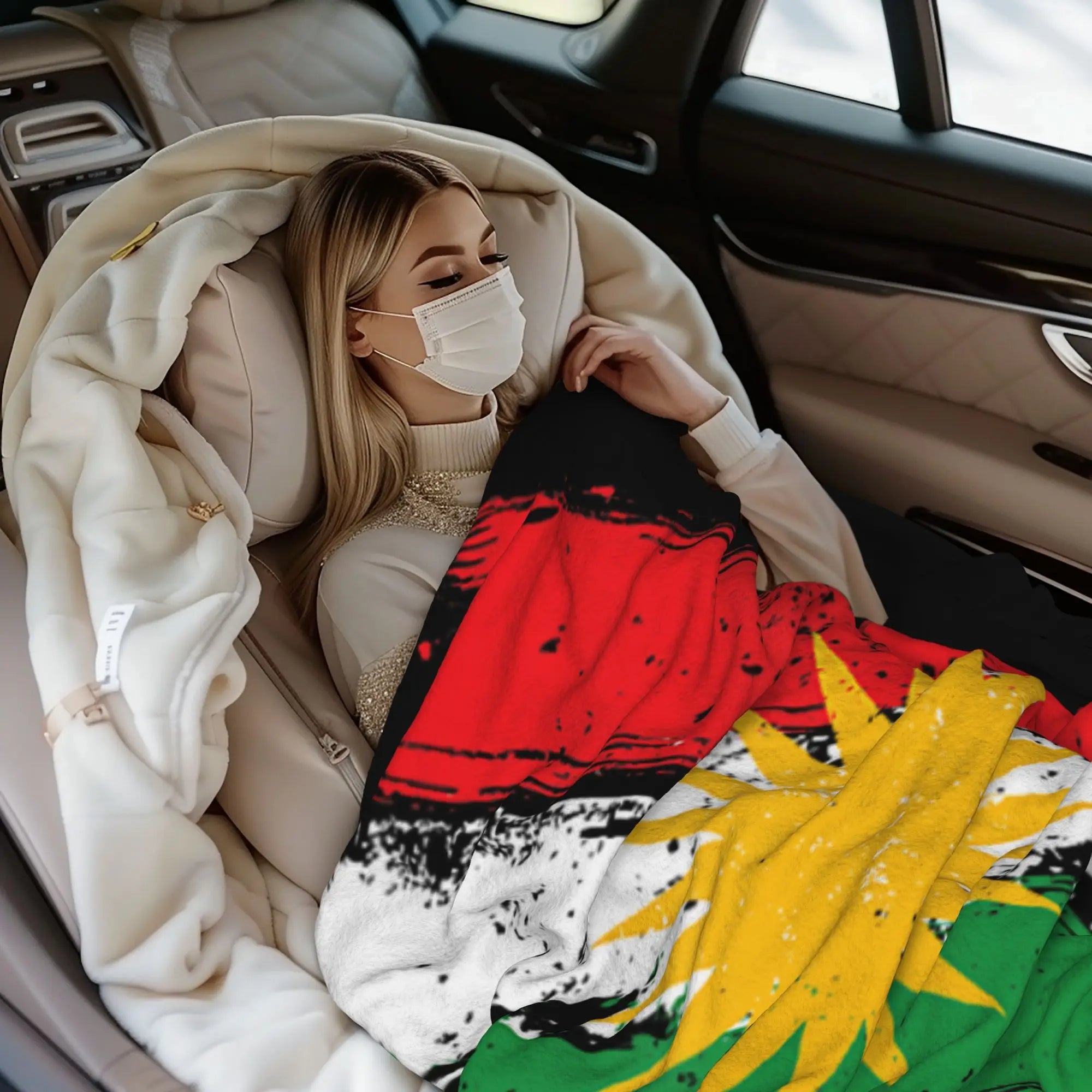 Kurdistan Flag Blankets