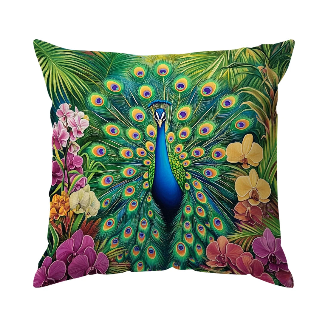 Peacock Cushions Pillowcase