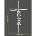 Jesus Cross Car Decal