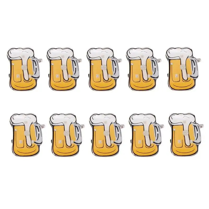 10pcs LED Brooches Pin Beer Mug Oktoberfest Pin