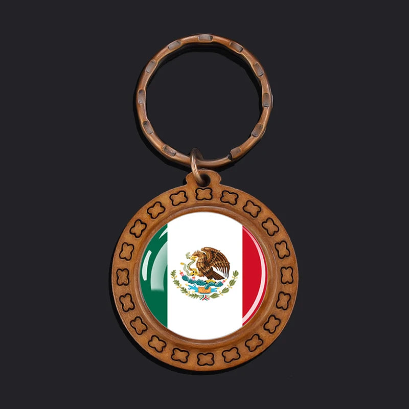 Mexico Flag Keychain