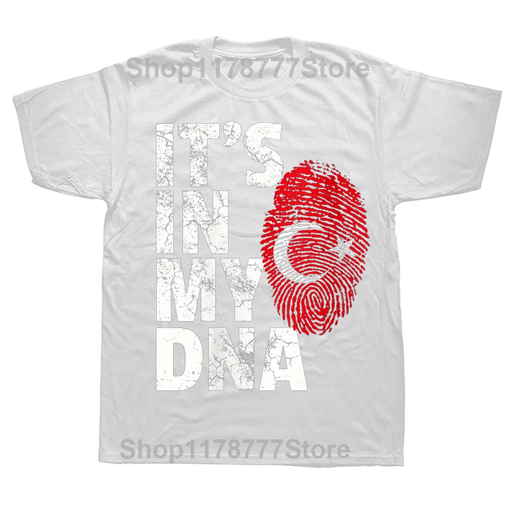 IT'S IN MY DNA Turkey Turkish Flag T Shirts