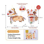 Material Package New Year Lion Dance Lantern