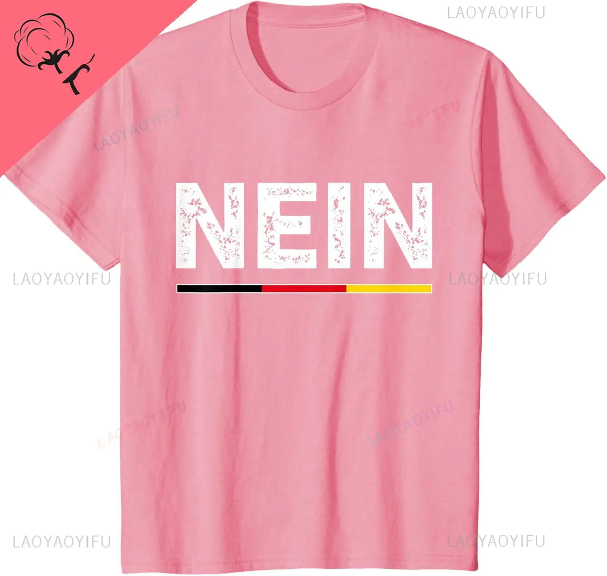 Nein German No Saying Funny Germany Vintage  T-Shirt