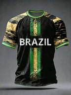 Brazil Football Jersey Short Sleeve