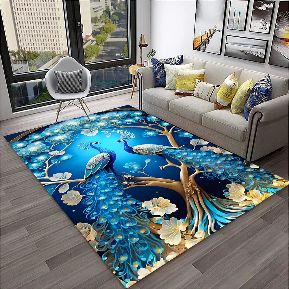 Peacock Rug Doormat
