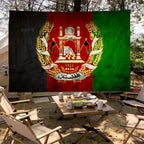 Afghanistan Creative Pattern Hanging Flag