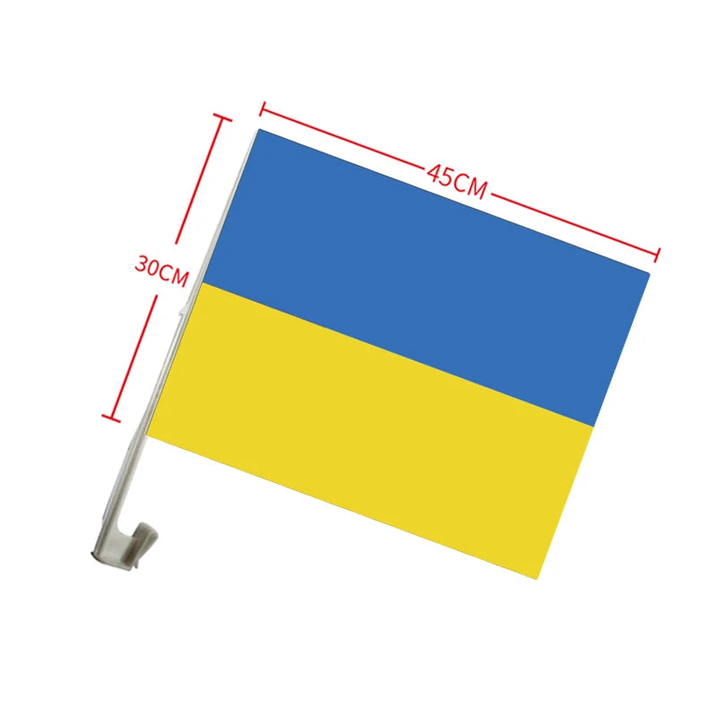 Ukraine Window Car Falg