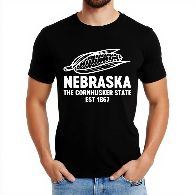 T-shirt Unisex Nebraska The Cornhusker State
