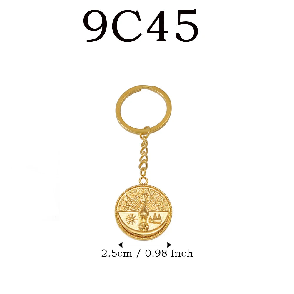 Yezidi Lalish Peacock Key Chains