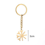 Stainless Steel Lalish Peacock Yezidi Keychain