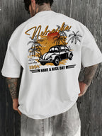 Men T-shirt Nebraska  Streetwear Casual