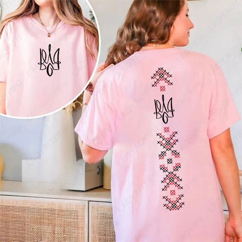Ukraine Flag Shirt Symbol Tryzub