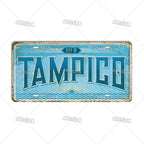 Artisian MEXICO License Plate