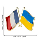 Ukraine Flag Laple Pin Badge