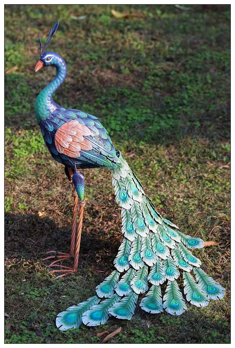 Peacock Outdoor Garden Courtyard Decoration