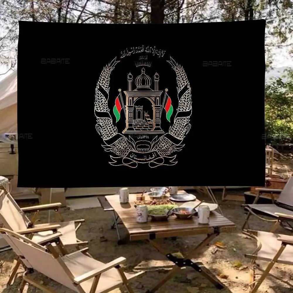 Afghanistan Creative Pattern Hanging Flag