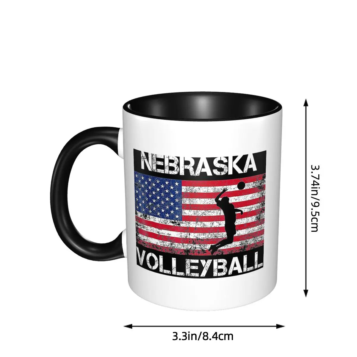Nebraska Volleyball Team Mug Ceramic