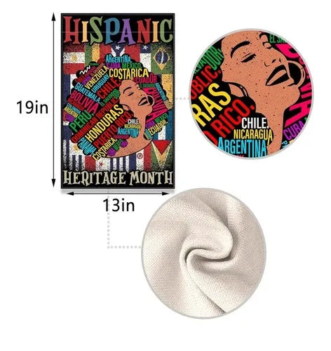 Hispanic Heritage Month Garden Flag