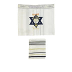 Menorah Tallit Jewish Talit Scarf