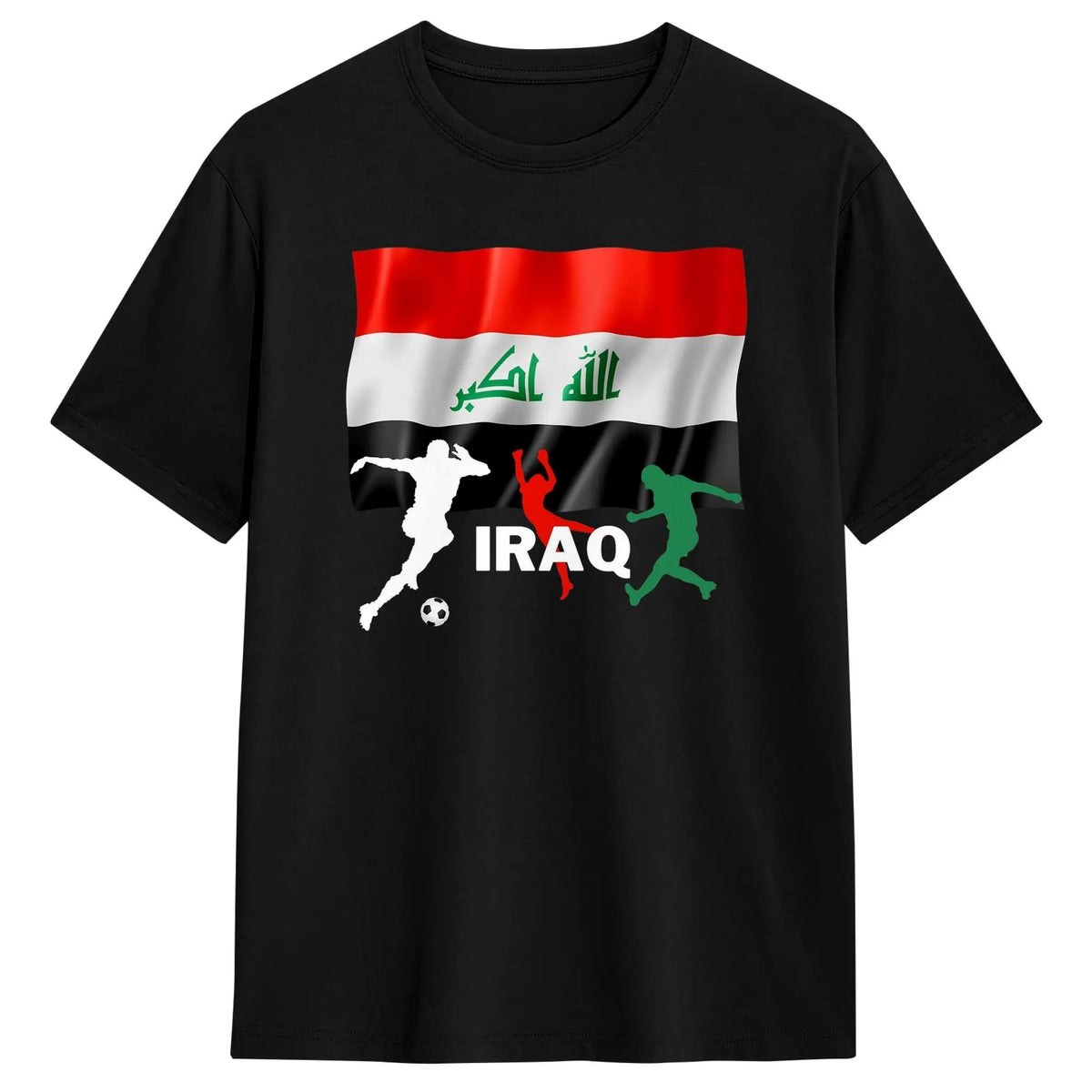 Iraq Flag Soccer T Shirt
