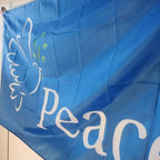 Dove Logo World Peace & Love Symbol Outdoor Banner
