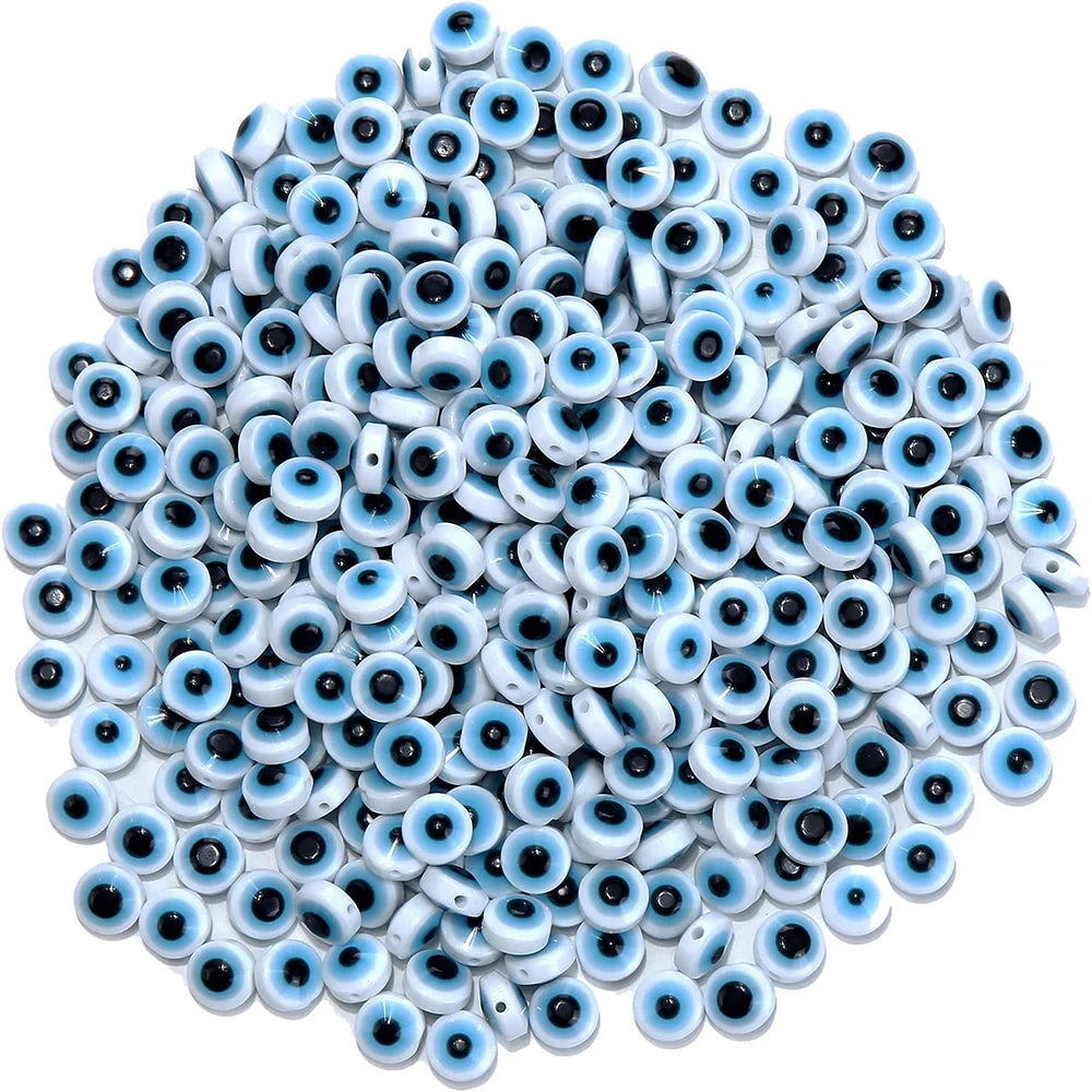 Blue Eye Beads 50pc