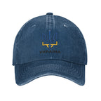 Ukraine Flag Washed Baseball Cap