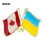 Ukraine Flag Badge with Other Countries