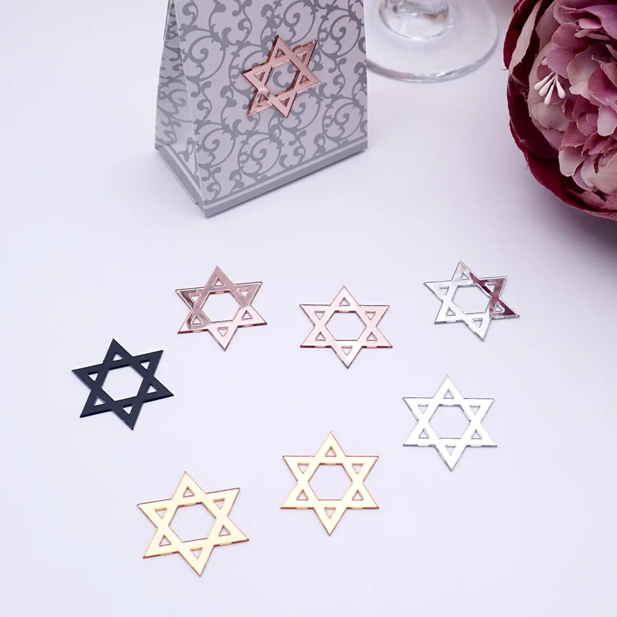 Star of David Acrylic Mirror Stickers