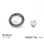 Teamer Love Peace Symbol Brooch Lapel Pin