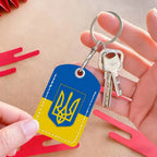 Ukraine Flag Keychain