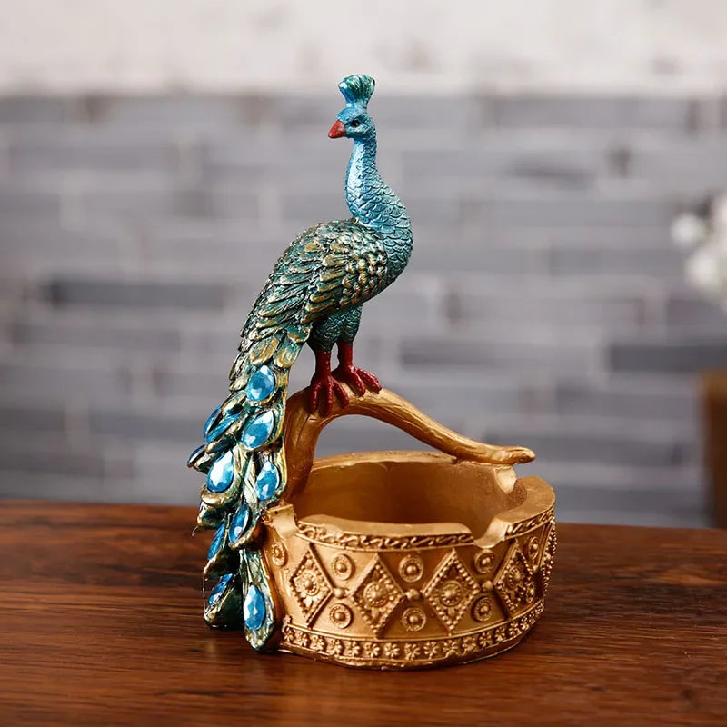 Peacock Statues for Decoration