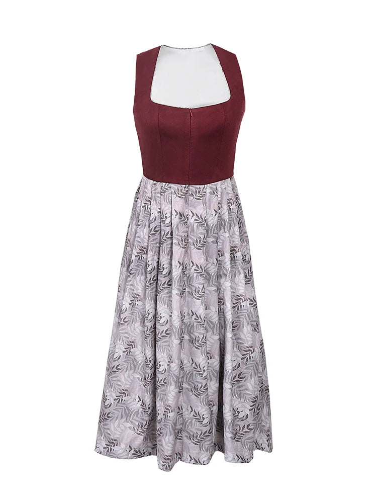 Women's German Dirndl Dress Costume 2 Piece Oktoberfest