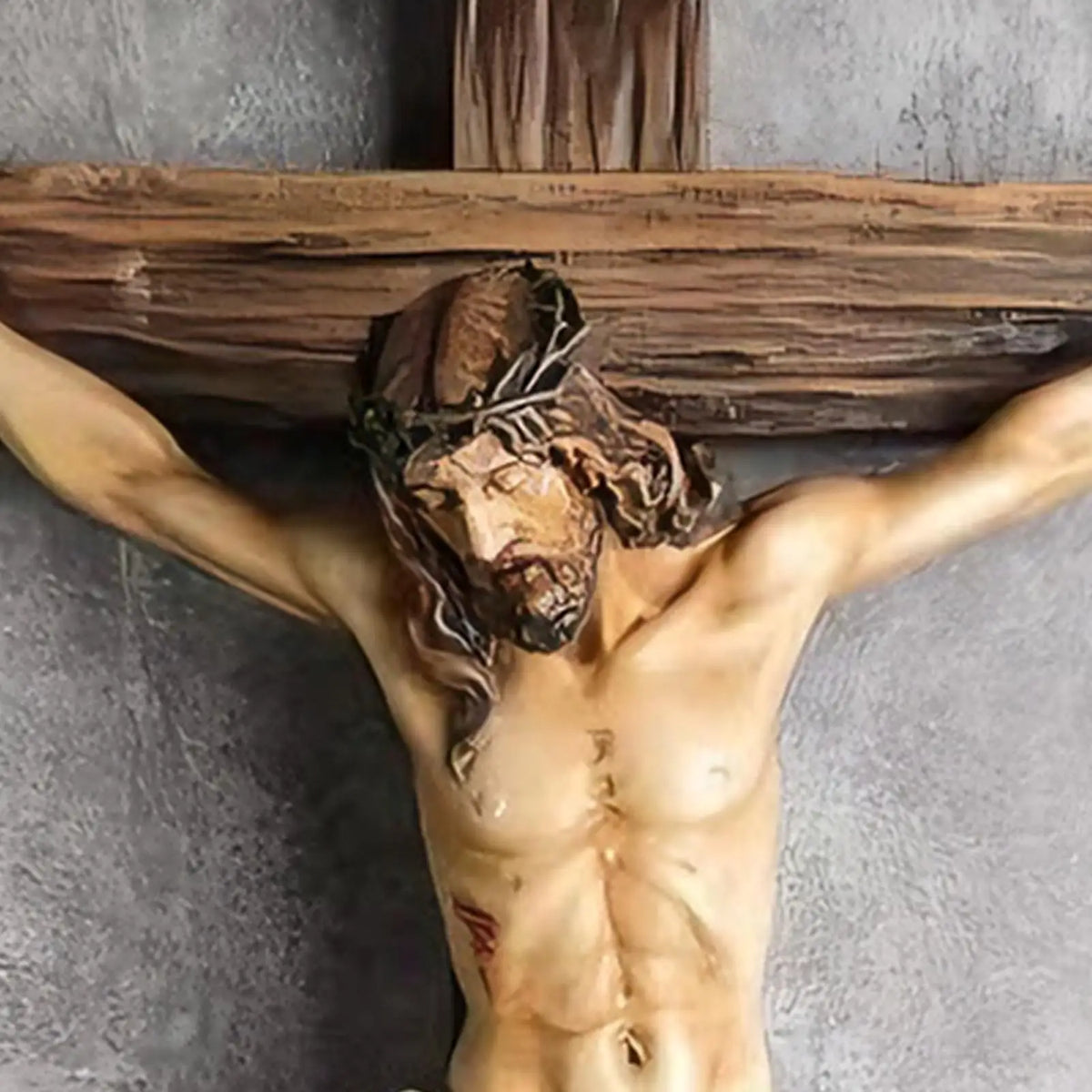 Hand-Painted Jesus Figurine
