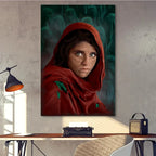Ethnic Style Afghan Girl Portrait