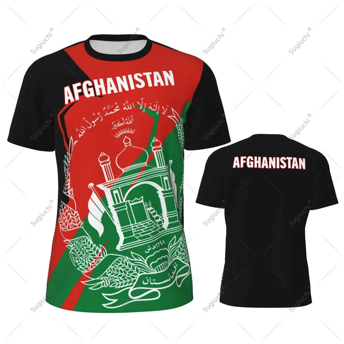 Afghanistan Flag Men Sports T-shirt