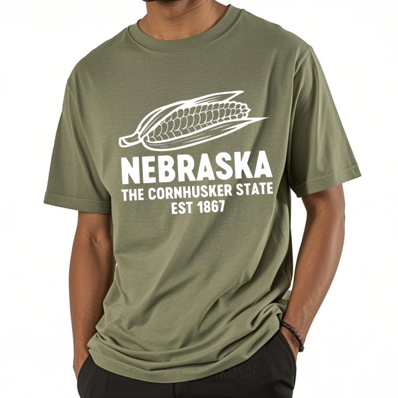 T-shirt Unisex Nebraska The Cornhusker State